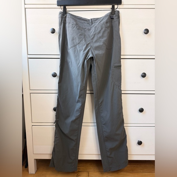 Patagonia Women’s Size 8/S Gray Hiking Cargo Pants Roll Tab Outdoor Trail - Picture 9 of 17